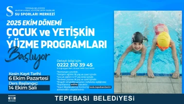 Tepebaşı Belediyesi’nde Yüzme Kursu Kayıtları Başlıyor