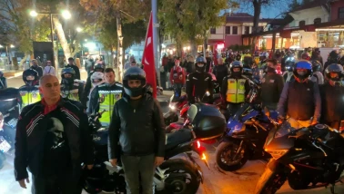 Cumhuriyet'in 102. Yılında 400 Motosiklet ve 150 Bisiklet Tutkunu Bir Araya Geldi