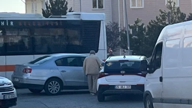 Ihlamurkent’te Maddi Hasarlı Kaza