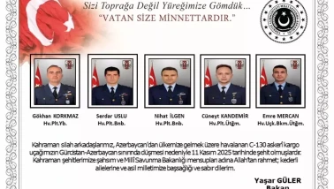 Azerbaycan-Gürcistan sınırında düşen askeri kargo uçağında 20 asker şehit oldu