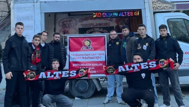 Eskişehirspor taraftarı şehitler için lokma hayrı yaptı