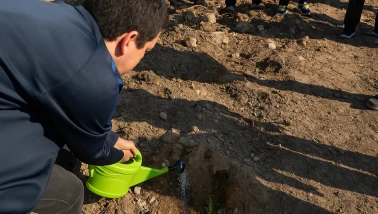 Engelli Bireyler Seyitgazi’de Yeşil Vatan İçin Fidan Dikti