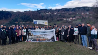 Bozcaarmut'taki doğa yürüyüşü jandarma tarafından durduruldu