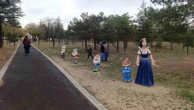 Bu kadarına da pes! Pamuk Prensesin cüceleri çalındı