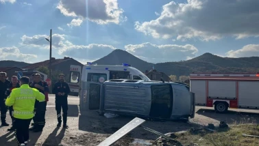 Kütahya’da trafik kazasında 7 kişi yaralandı