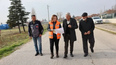 Eskişehir Büyükşehir Belediyesi Kırsal Yollarda Çalışmalarını Sürdürüyor