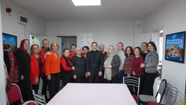 Başkan Ataç Belde Evi Kursiyerleriyle Bir Araya Geldi