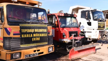 Tepebaşı Belediyesi Kar Yağışına Karşı Önlem Aldı