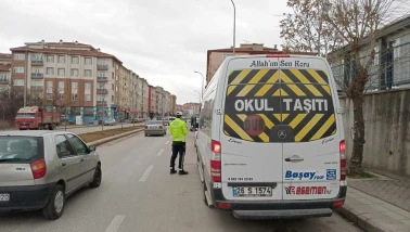 Eskişehir’de okul servisleri ve çevrelerine sıkı denetim