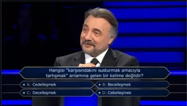 Hangisi karşısındakini susturmak amacıyla tartışmak anlamına gelen bir kelime değildir?