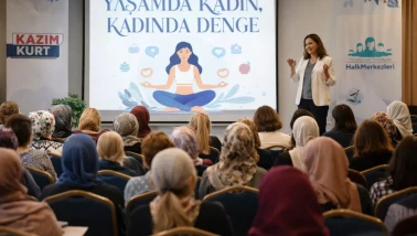 “Yaşamda Kadın, Kadında Denge” Projesi Halk Merkezlerinde Sürüyor