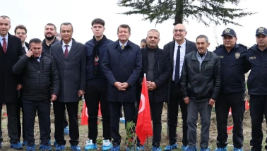 Bilecik’te şehitler için fidan dikim etkinliği yapıldı