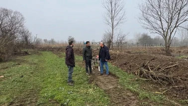 Kınık Köyü’nde Taşkın Riskine Karşı Dere Islahı Başladı