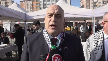 Eskişehir’de Filistin’e destek panayırı: Büyükelçi Nasri Abu Jaish’ten “soykırım sürüyor” mesajı