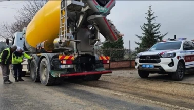 Bilecik’te Ticari Araçlara Kış Lastiği Denetimi