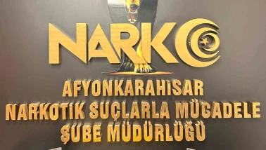Afyonkarahisar’da narkotik operasyonu: 1 kişi tutuklandı