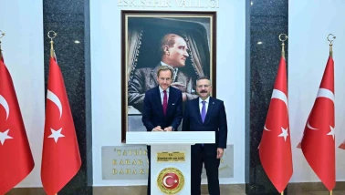 Vali Aksoy Belçika Büyükelçisini ağırladı