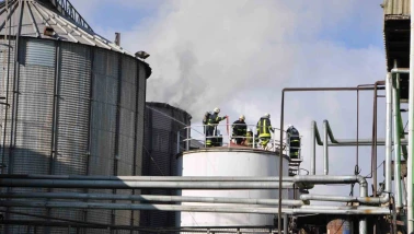 Afyonkarahisar’da yağ fabrikasında yeniden yangın