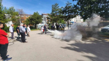 Eskişehir'de sağlık personeline yönelik acil durum tahliye tatbikatı düzenlendi