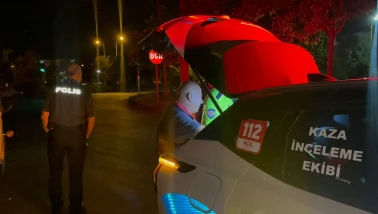 Ters yönden gelen motosiklet dehşeti bir kişi yaralandı