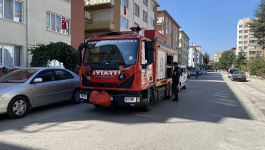 Eskişehir’de Balkonda Alev Alan Piknik Tüpü Yangına Sebep Oldu