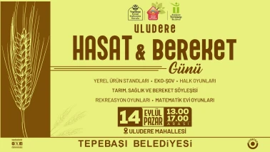 Tepebaşı Belediyesi’nden Uludere’de Hasat ve Bereket Günü Etkinliği