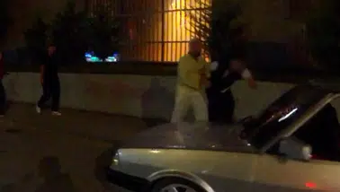 Eskişehir’de AVM Önünde Gergin Anlar Kamerada