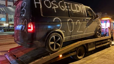 Polis ‘Hoşgeldin 2027’ Yazılı Minibüse İşlem yaptı