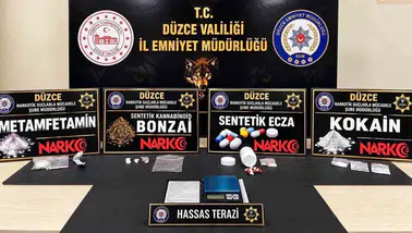 Düzce'de uyuşturucu operasyonu: 25 suç kaydı olan şüpheli cezaevine gönderildi