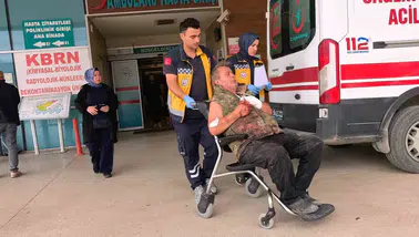 İnegöl'de bahçedeki odun kesimi sırasında korkunç kaza: 61 yaşındaki adam ağır yaralandı