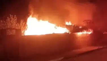 Alaca'da tandır evi yangını korkuttu: Alevler kısa sürede kontrol altına alındı