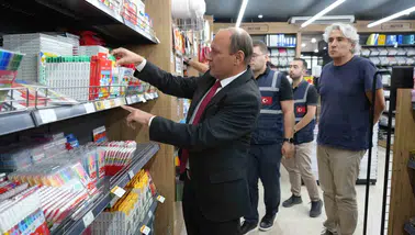 Gaziantep'te okul alışverişi öncesi kırtasiyelerde geniş çaplı denetim mesaisi