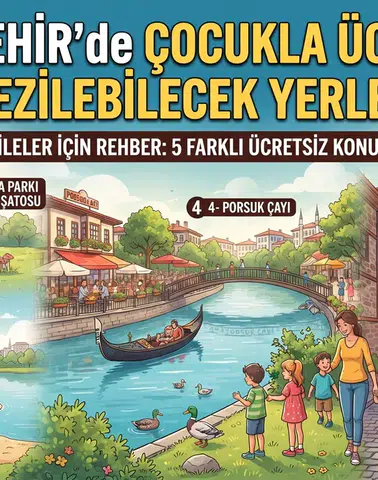 Eskişehir'de Çocukla Ücretsiz Gidilebilecek Yerler