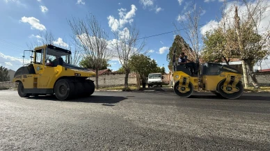 Çifteler’de 4 bin metrelik yol yenilendi
