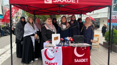 Saadet Partili kadınlar yoksul çocuklar için sahada