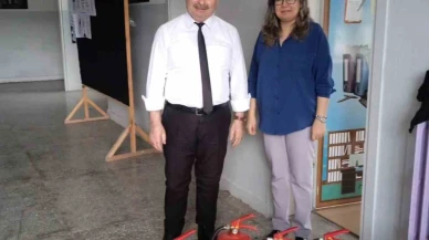 Bayırköy’de yangın söndürme tüpleri yenilendi