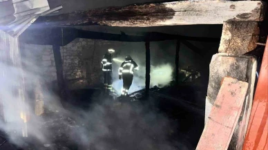 Bilecik’te marangoz atölyesinde çıkan yangın paniğe sebep oldu