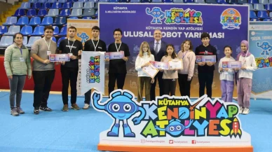 Ulusal Robot Yarışması Kütahya’da Ödül Heyecanıyla Tamamlandı