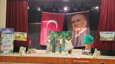 Eskişehirli çocuklardan doğa mesajlı anlamlı tiyatro gösterisi