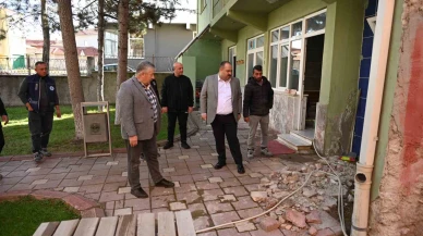 İnönü'de İsmetpaşa Camii’nin çevresinde çalışmalar başladı