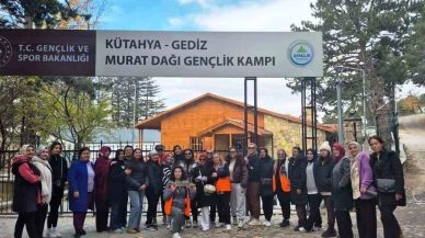 Kütahya Murat Dağı’nda kadın AFAD gönüllülerinden etkinlik dolu kamp