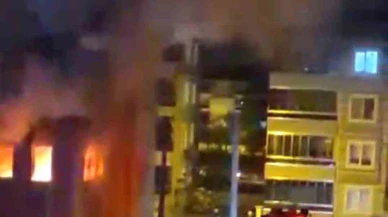 Apartman dairesinde çıkan yangında 1'i bebek 5 kişi kurtarıldı