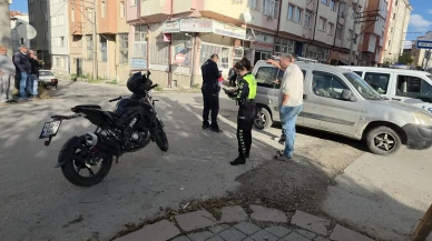 Kütahya’da Trafik Kazası: Motosiklet Sürücüsü Hastanelik Oldu