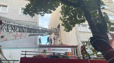 Polisten kaçarken baca boşluğuna sıkışan şahıs soluğu hastanede aldı