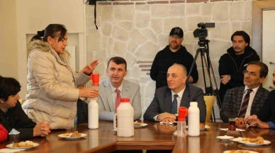 Yörükkırka'da yetiştiricilere süt hijyeni eğitimi verildi