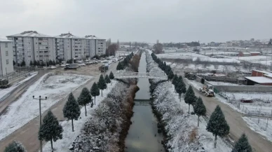 İnönü’de Mevsimin İlk Karı Sevinçle Karşılandı