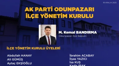 AK Parti Odunpazarı İlçe Teşkilatı’nda Yeni Yönetim Açıklandı