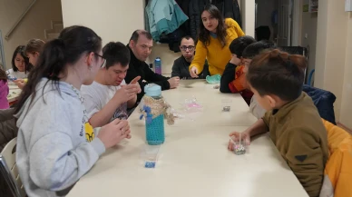 Tepebaşı'nda Özel Bireyler ve Minikler Aynı Atölyede Buluştu