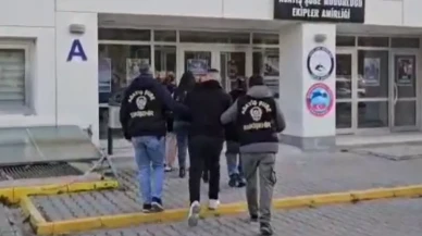 Evden hırsızlık yapan 3 şüpheli panelvan araçla kaçarken yakalandı