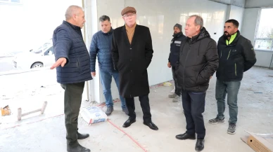 Başkan Kazım Kurt Alzheimer Merkezi inşaatını inceledi